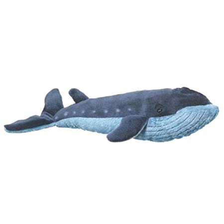 Wildlife Artists Whale Stuffed Animal Plush Toy, Blue