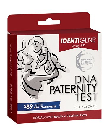IDENTIGENE DNA Paternity Test Collection Kit