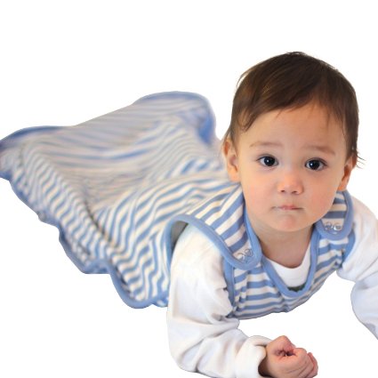 Woolino 4 Season Toddler Sleep Bag Merino Wool Sleep Sack 2-4 Yr Blue Bell