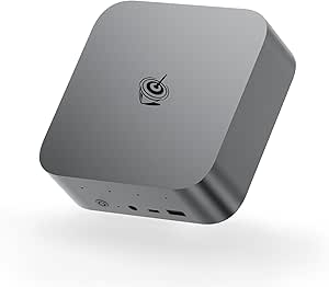 Beelink SER9 AI Mini PC, AMD Ryzen AI 9 HX 370(up to 5.1GHz) 12C/24T, Mini Computer 32GB LPDDR5X RAM 1TB NVMe PCIe4.0x4 SSD, Mini Desktop PC Built-in MIC/Speakers/USB4/WiFi6/BT5.2/2.5G/W11 Pro