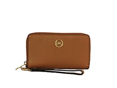 Michael Kors Fulton Large Flat Multifunction Leather Phone Case