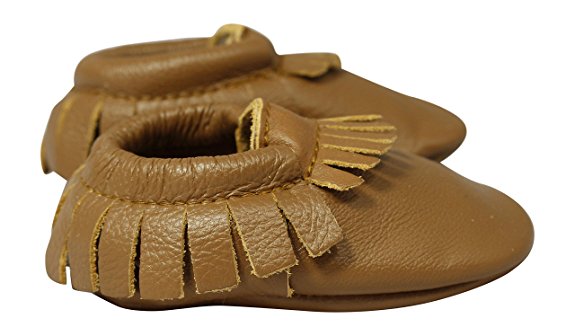 Lucky Love Baby Moccasins • 100% Genuine Leather • Infant, Babies & Toddlers Shoes for Girls and Boys
