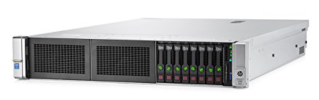 HPE 777338-S01 ProLiant DL380 Gen9 Server, 16 GB RAM, No HDD, Matrox G200eH2, Black