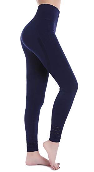 VISNXGI Women's Athletic Yoga Pants High Waist Tummy Control Tight Slimming Leggings for Fitness Running Activewear