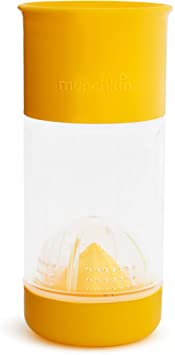 Munchkin Miracle 360 Fruit Infuser Sippy Cup, Yellow, 14 Ounce