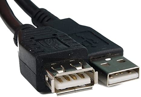 Rosewill RCW-100 6-Feet USB 2.0 A Male to A Female Extension Cable, Black