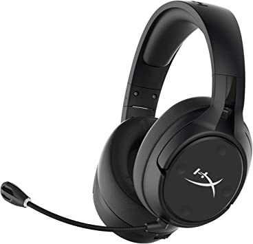 HyperX Cloud Flight S - Wireless Gaming Headset, 7.1 Surround Sound, 30 Hour Battery Life, Qi Wireless Charging, Detachable Microphone with LED Mute Indicator, Compatible with PC & PS4