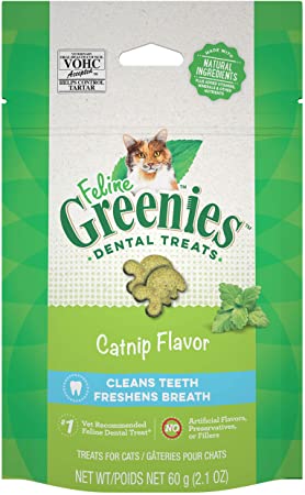 Greenies Feline Natural Dental Care Cat Treats 2.1-2.5 oz