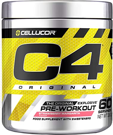 C4 Original Pre Workout Powder Strawberry Margarita | Preworkout Energy Drink Supplement for Men & Women | 150mg Caffeine   Beta Alanine   Creatine Monohydrate | 60 Servings