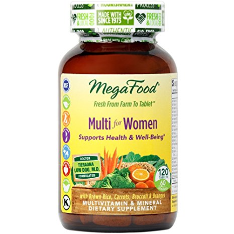 MegaFood - Multi for Women, A Balanced Whole Food Multivitamin, 120 Tablets