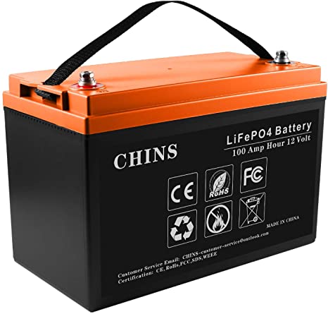 12V 100Ah LiFePO4 Deep Cycle Battery, Built-in 100A BMS, 2000-5000 Cycles, Each battery Can Support 1280W Power Output, Perfect for RV, Caravan, Solar, Marine, Home Storage and Off-Grid