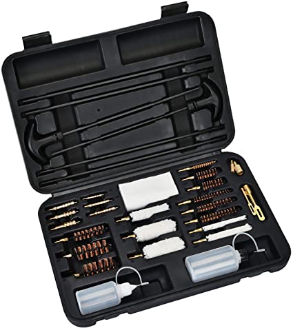 GLORYFIRE Universal Gun Cleaning Kit Hunting Handgun Shotgun and Rifle Cleaning Kit for All Guns with Travel Size Case