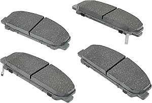 ACDelco Silver 14D1286CH Ceramic Front Disc Brake Pad Set with Hardware