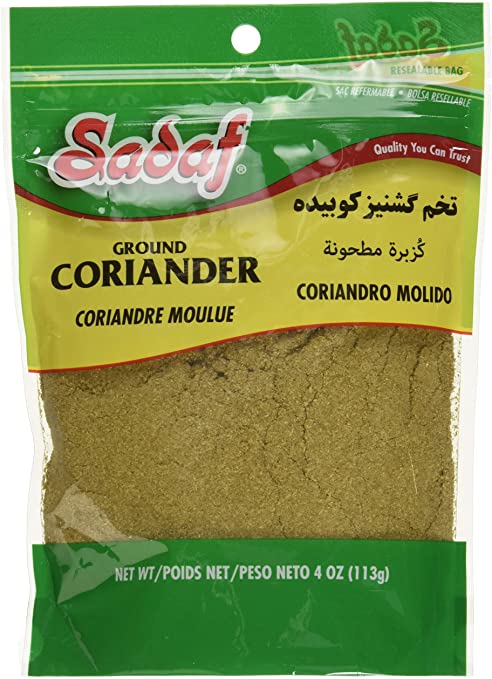 Sadaf Ground Coriander Seeds, 112 Grams