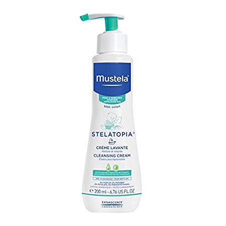 Mustela Stelatopia Cleansing Cream for Eczema-Prone Skin, 6.7 oz.