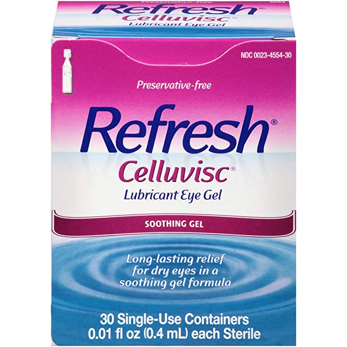 Refresh Celluvisc Lubricant Eye Gel Single-use Containers 30 Ea