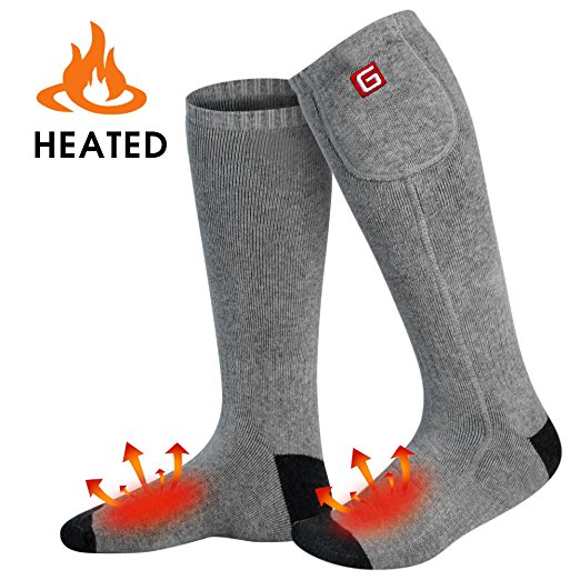 GLOBAL VASION Electric Warm Heated Socks for Chronically Cold Feet