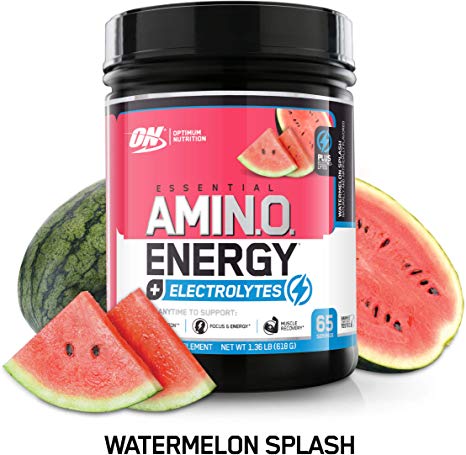 Optimum Nutrition Essential Amino Energy   Electrolytes, Watermelon Splash, 65 Servings