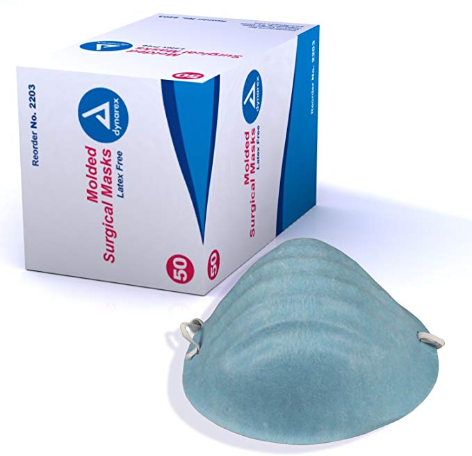 Dynarex Mask Surgical Face - Cone Size: 50