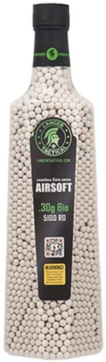 Lancer Tactical Biodegradable .30g 5100 ct. BBs (White)