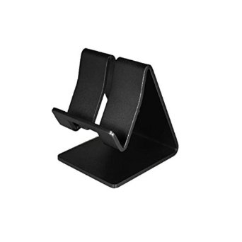 TopStilwell Universal Black Solid Aluminum Desktop Stand Mount Holder Cradle For iPhone 6 Plus 6S 5 4 ipad 2 3 4 mini Samsung Galaxy S6 Edge S5 Note 5 4 For HTC And Most 7 tablet