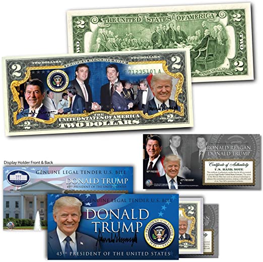 Donald & Ronald - Genuine Legal Tender U.S. $2 Bill