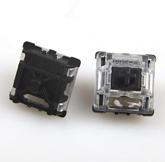 Wholesales Gateron Optical Switches 70/PCS Interchange for Gateron Optical Switches Keyboard SK61 SK64 (Optical Black)