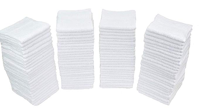 Simpli-Magic 79171 White Terry Towel Cleaning Cloths, 50 Pack