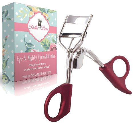 Eyelash Curler by Bella & Bear. Your new Lash Curlers include a free storage bag & refill pad, curl and shape your eyelashes without pinching or pulling