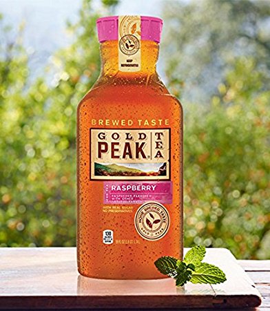 Gold Peak Iced Tea, 59 Fl Oz (Pack of 6) (Raspberry)