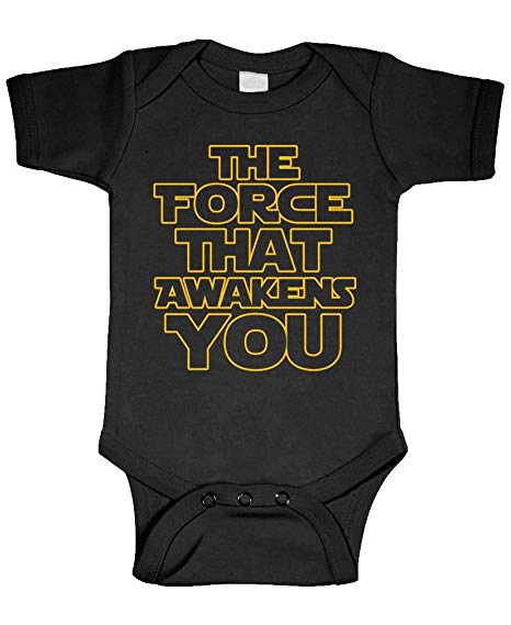 THE FORCE THAT AWAKENS YOU - movie funny - Cotton Infant Bodysuit