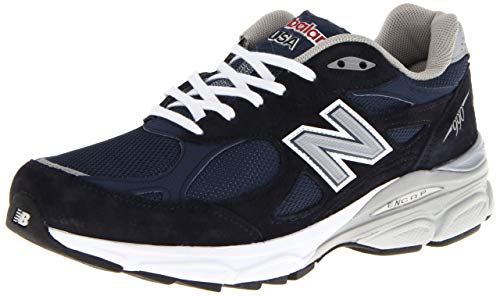 New Balance Men's M990NV3 Running Shoe,Navy,7 2E US