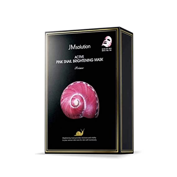 10PCS JM Solution Active Pink Snail Regenerating Mask Nourishing Mask (Pink Snail)