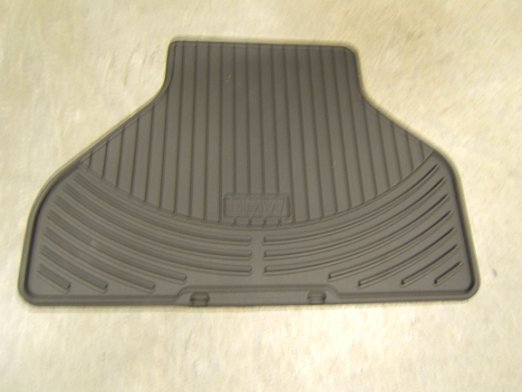 BMW All Weather Rear Rubber Floor Mats 525 528 530 540i M5 (1997-2003) - Black