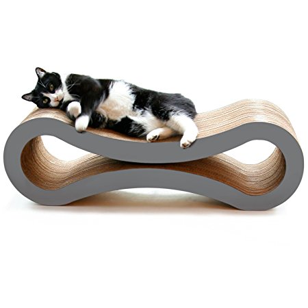 PetFusion Ultimate Cat Scratcher Lounge (86x27x27 CM). [Superior Cardboard & Construction, significantly outlasts cheaper alternatives]