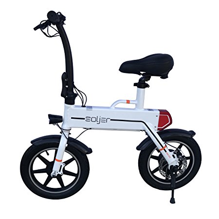 Mini Adult Electric Bike Bicycle Lightweight Compact Commuter no pedals