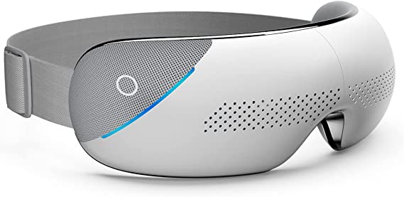 VMOK Heated Eye Massager with Compression, Bluetooth Music, Eye Temple Massager for Relax and Reduce Migraines Eye Strain Dark Circles Eye Bags Dry Eye Improve Sleep, Birthday Gifts for Women