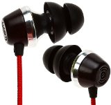 Symphonized ALN Premium Genuine Wood In-ear Noise-isolating HeadphonesEarbudsEarphones with Mic Red