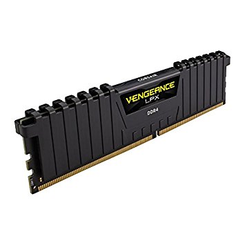 Corsair Vengeance LPX 8GB (1x8GB) DDR4 DRAM 2666MHz (PC4-21300) C16 Memory Kit - Black