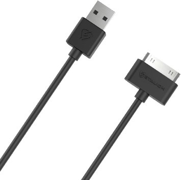 iPhone 4 4s Charger : Stalion® Stable 30-Pin USB Sync Cable & Charging Dock Cord [Apple MFi Certified](Black)(6.5Feet/2 Meter) for iPhone 2G/3G/3GS/4/4S: Pad 1st/2nd/3rd Gen: iPod Touch 1st /2nd/3rd/4th Gen: iPod Nano 4th/5th/6th Generation