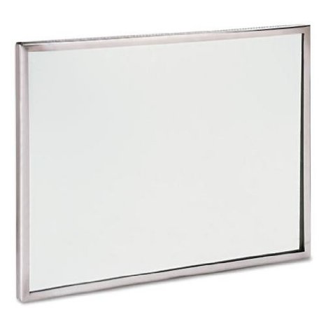 See All FR1824 Lavatory Mirror, Stainless Steel