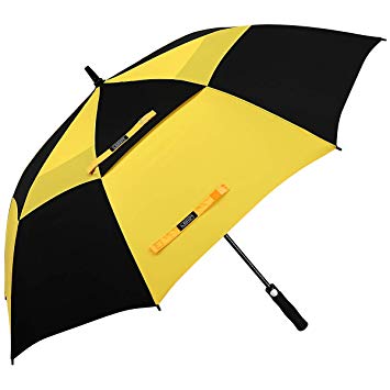 G4Free 54/62/68 Inch Automatic Open Golf Umbrella Extra Large Oversize Double Canopy Vented Windproof Waterproof Stick Umbrellas
