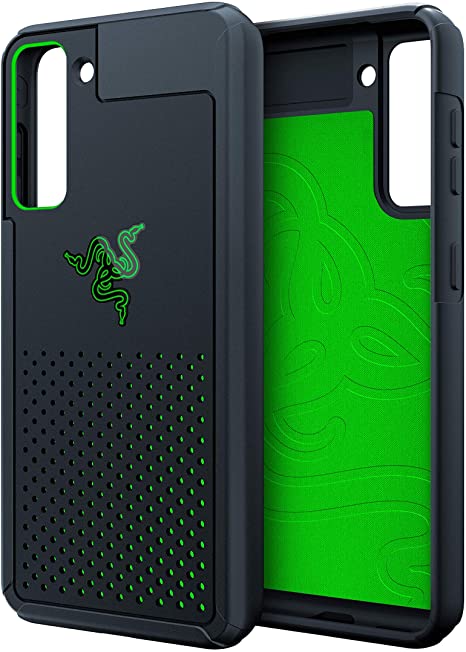 Razer Arctech Pro Black - Samsung Galaxy S21 (Protective Case with Thermaphene Performance Technology, Certified Protection from Drops, Improved Smartphone Cooling) Black