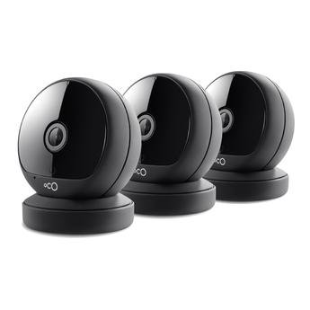 Oco 2 Cloud Security Full HD Video Monitoring Surveillance Camera with SD Card and Cloud Storage (3-Pack)