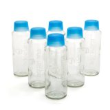 Aquasana AQ-6005 18-Ounce Glass Water Bottles 6-Pack