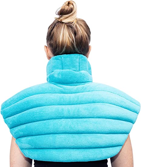 NatraCure Microwave Heating Pad for Neck, Shoulders and Back Pain Relief - (with SmartBead Technology for Moist Heat Therapy)