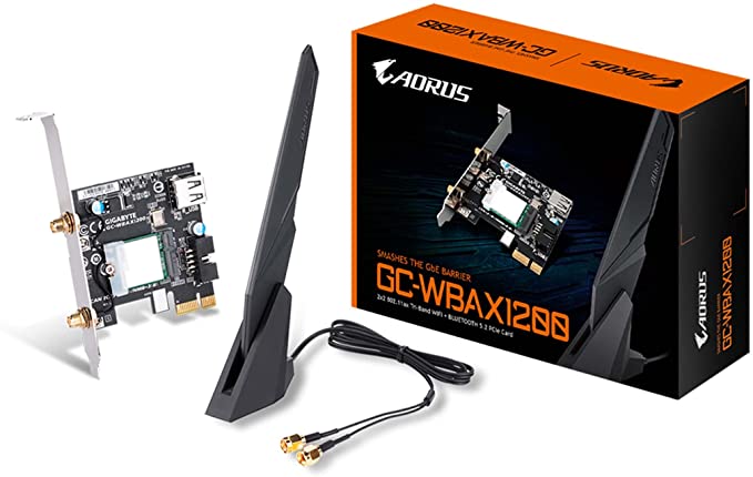 GIGABYTE GC-WBAX1200 (PCIe Expansion Card with AMD WIFI 6E RZ608 and Bluetooth 5.2)