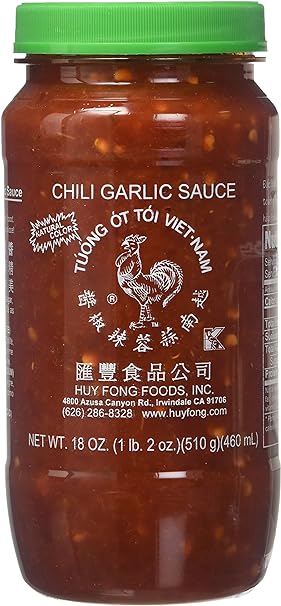 Huy Fong Chili Garlic Sauce 18 Oz
