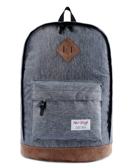 HotStyle City Outdoor 936 Plus College Backpack with Padded Laptop Sleeve Grey
