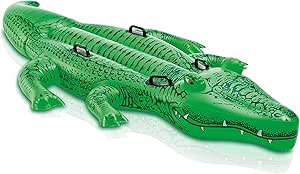 Intex Giant Gator Ride-On, 80" X 45", for Ages 3